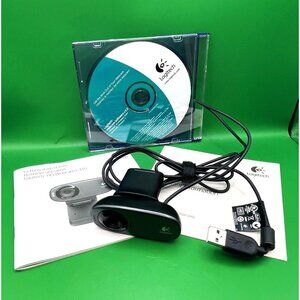 Logitech 2010 HD Webcam C310 720p USB V-U0015 w Manual Software Untested